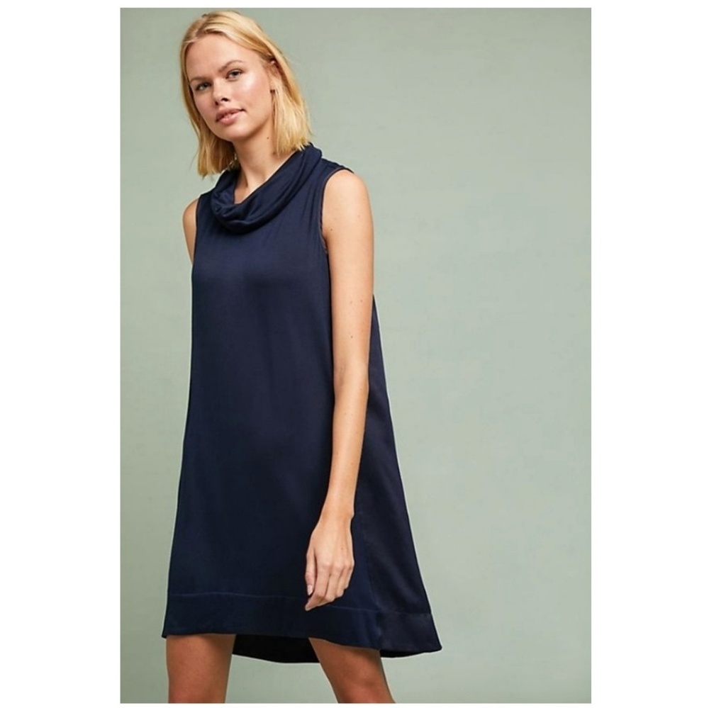Anthropologie Carly Cowl-Neck Dress